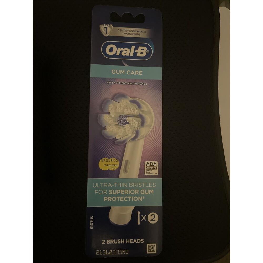 Oral-B, Gum Care Replacement Toothbrush Heads Ultra thin bristles 2 Count